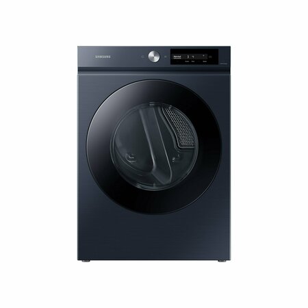 ALMO Bespoke 7.5 cu. ft. Brushed Navy Large Capacity Electric Steam Sanitize+ Dryer DVE46BB6700DA3